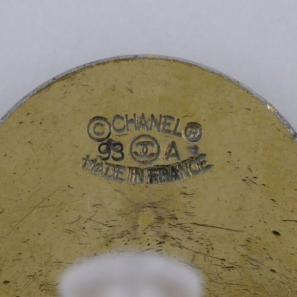 CHANEL Matelasse bag motif Earring COCO Mark vintage Plated Gold 37.8g Women - Picture 6 of 11